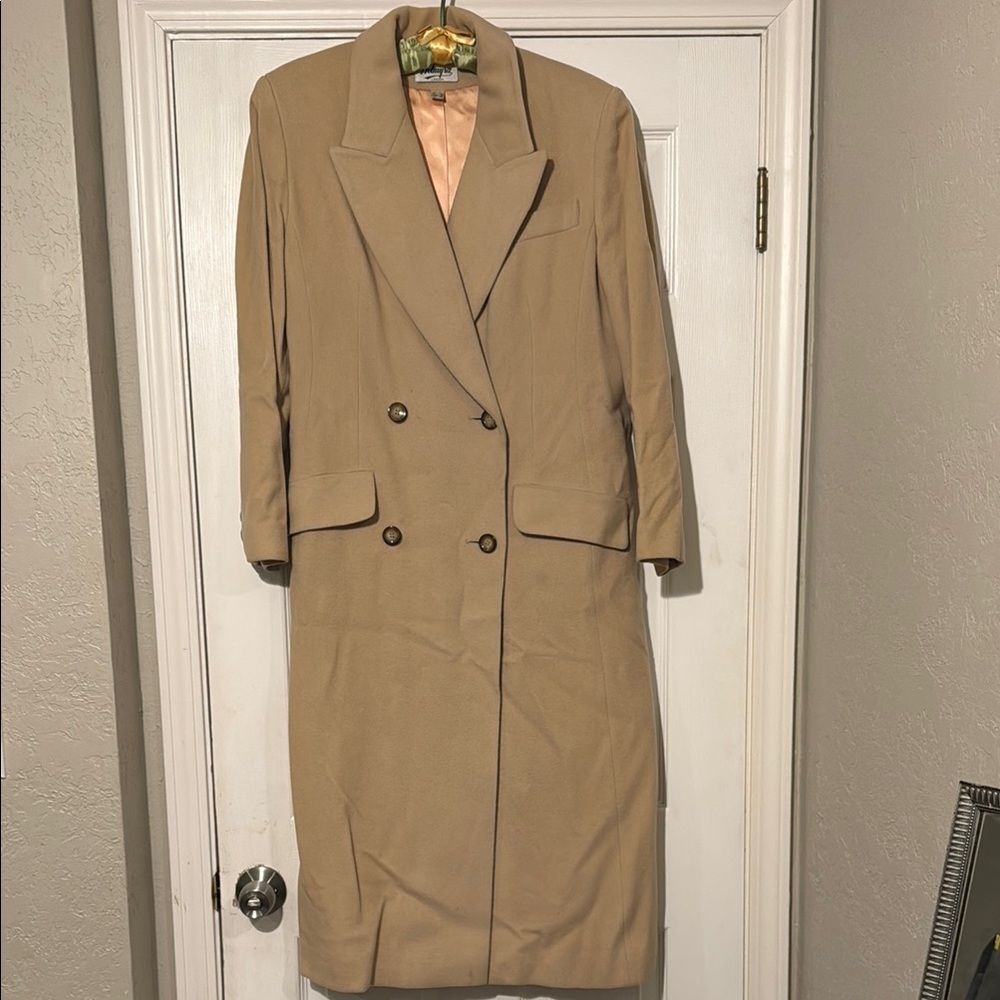 Myra Bag Tan Trench Coat Classic Full-Length